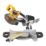 DEWALT DCS365N-XJ 184mm 18V Li-Ion XR  Cordless Single-Bevel Sliding Compound Mitre Saw - Bare