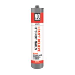 No Nonsense I Can't Believe It's Not Nails Solvent-Free Hybrid Sealant & Adhesive White 290ml