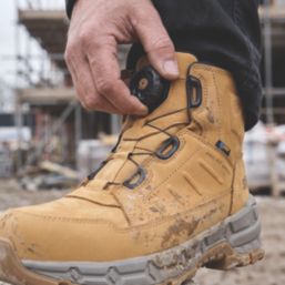 Site Assert Size 9  Tan Waterproof  Safety Boots