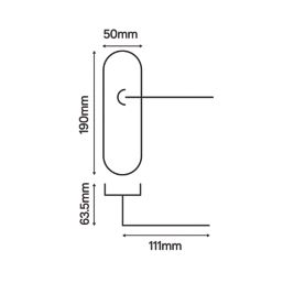 Smith & Locke Sandsend Fire Rated Latch Long Lever Door Handles Pair Polished / Satin Nickel