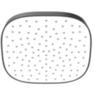 Mira Crisp Tilt Overhead Shower Head Matt Black 250mm