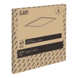 LAP  Square 595mm x 595mm LED Panel Light White 36W 3600lm