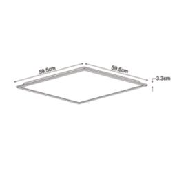 LAP  Square 595mm x 595mm LED Panel Light White 36W 3600lm