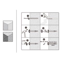 Easyfix  TX Short Expansion Frame Fixings 10mm x 100mm 40 Pack