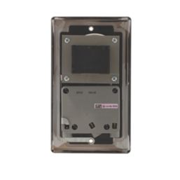 LAP  2-Gang Dual Voltage Shaver Socket 115 / 240V Polished Chrome with White Inserts