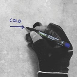 TRACER  Medium Tip Mixed Colours Permanent Marker 4 Piece Set