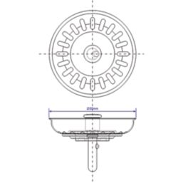 McAlpine Basket Strainer Plug