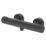 Ideal Standard Alu+ Exposed Single Outlet Thermostatic Silk Black Bar Mixer Shower Valve
