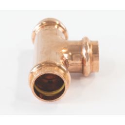 Conex Banninger B Press Gas  Copper Press-Fit Equal Tees 22mm 10 Pack