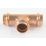 Conex Banninger B Press Gas  Copper Press-Fit Equal Tees 22mm 10 Pack