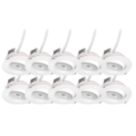 4lite VINOVIA  Fixed & Adjustable  LED Downlight  White 4W 480lm 10 Pack
