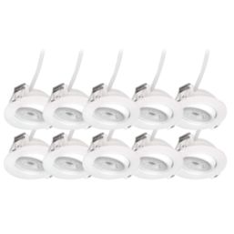 4lite VINOVIA  Fixed & Adjustable  LED Downlight  White 4W 480lm 10 Pack