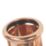 Flomasta  Copper Press-Fit Equal M-Profile Straight Couplers 22mm 10 Pack