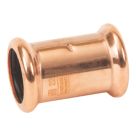 Flomasta  Copper Press-Fit Equal M-Profile Straight Couplers 22mm 10 Pack