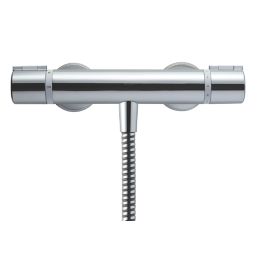 Mira Atom EV Rear-Fed Exposed Chrome Thermostatic Mixer Shower