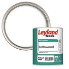 Leyland Trade 750ml Brilliant White Satin Solvent-Based Trim Paint