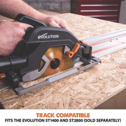 Evolution R185CCSX+ 1600W 185mm  Electric Track Compatible Circular Saw 240V