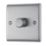 British General Nexus Metal 1-Gang 2-Way LED Dimmer Switch  Brushed Steel