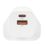 Masterplug 2-Outlet Type A & C Plug-In USB Charger White 3.6A