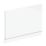 Highlife Bathrooms Halite Adjustable End Bath Panel 800mm Gloss White 2 Pieces