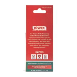 Hispec  BC/RF10-PRO Battery Interlinked RF Carbon Monoxide Alarm