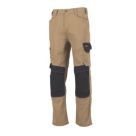 Site Coppell Work Trousers Tan/Black 34" W 32" L