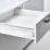 Essentials White Side Fix Drawer Runners 450mm 2 Piece Set