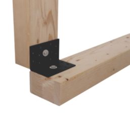 Magnodur Angle Brackets Black 50mm x 50mm x 40mm 10 Pack