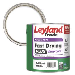 Leyland Trade 2.5Ltr Brilliant White Matt Wood & Metal Undercoat