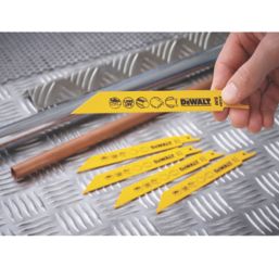 DEWALT  DT2384-QZ Multi-Material Reciprocating Saw Blades 152mm 5 Pack