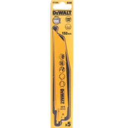DEWALT  DT2384-QZ Multi-Material Reciprocating Saw Blades 152mm 5 Pack