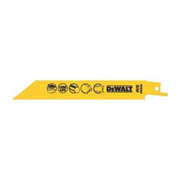 DEWALT  DT2384-QZ Multi-Material Reciprocating Saw Blades 152mm 5 Pack