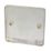 Hager Sollysta WRP1BS 1-Gang Blanking Plate Brushed Stainless Steel