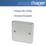 Hager Sollysta WRP1BS 1-Gang Blanking Plate Brushed Stainless Steel