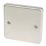 Hager Sollysta WRP1BS 1-Gang Blanking Plate Brushed Stainless Steel