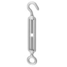 Essentials Steel Hook & Eye Turnbuckles 8mm 2 Pack