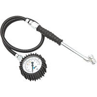 PCL DPG1H03 Tyre Pressure Gauge with Twin Hold-On Connector