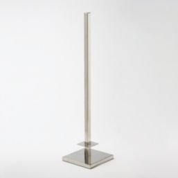 Alessano Floor-Mounted Toilet Roll Holder Chrome-Plated