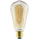 Sylvania ToLEDo Retro V5 GL 825 SL E27 ST64 LED Light Bulb  420lm 4.5W