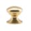 Carlisle Brass  Victorian Cupboard Knob Polished Brass 32mm