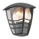 Zink Perdita Outdoor Half Wall Lantern Black