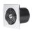 Manrose LP100SLVC 100mm (4") Axial Bathroom Extractor Fan with Timer Chrome 240V
