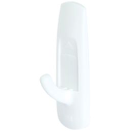 Command White Self-Adhesive Utility Hooks Medium 6 Pack
