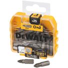 DEWALT  6.35mm 25mm Hex Shank PZ2 PZ Screwdriver Bit Box 25 Pack