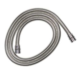 Croydex  Shower Hose Chrome 11mm x 1.5m