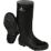 Delta Plus BRONS2S5N Size 9  Black Steel Toe Cap Safety Wellies