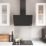 Cooke & Lewis  Angled Cooker Hood Black 598mm