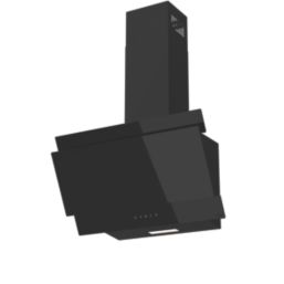 Cooke & Lewis  Angled Cooker Hood Black 598mm