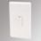 LAP  45A 2-Gang DP Cooker Switch White