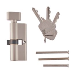 Smith & Locke  6-Pin Thumbturn Euro Cylinder 35-35 (70mm) Nickel
